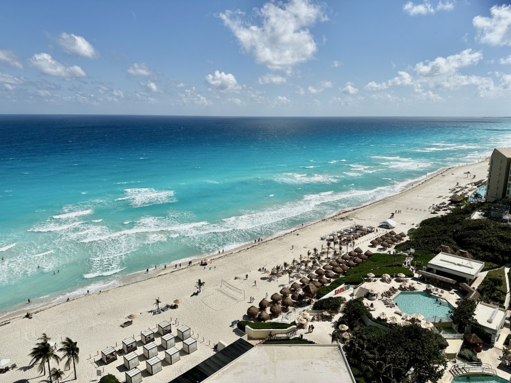 Vista hacia la playa