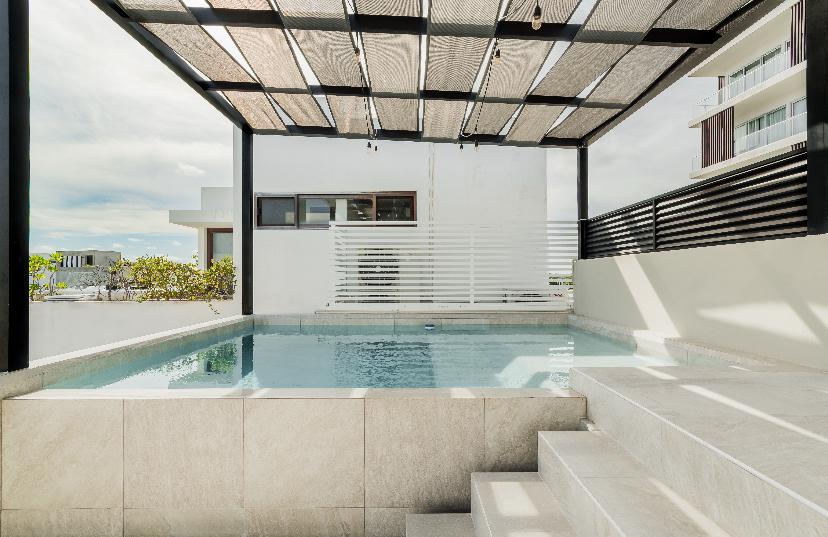 CASA AMUEBLADA EN RENTA EN PUERTO CANCUN - ALBERCA