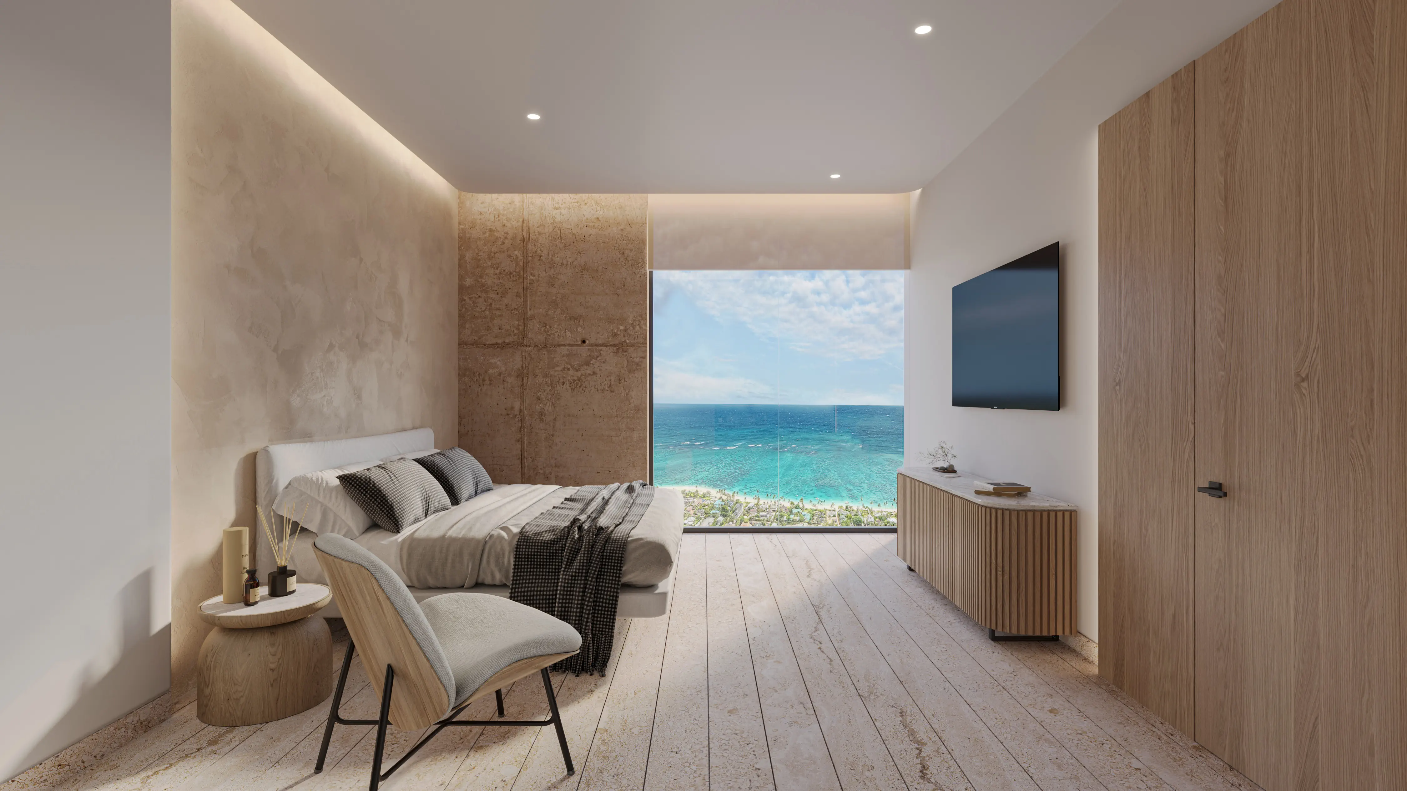 Bao Puerto Morelos RECAMARA PRINCIPAL VISTA MAR