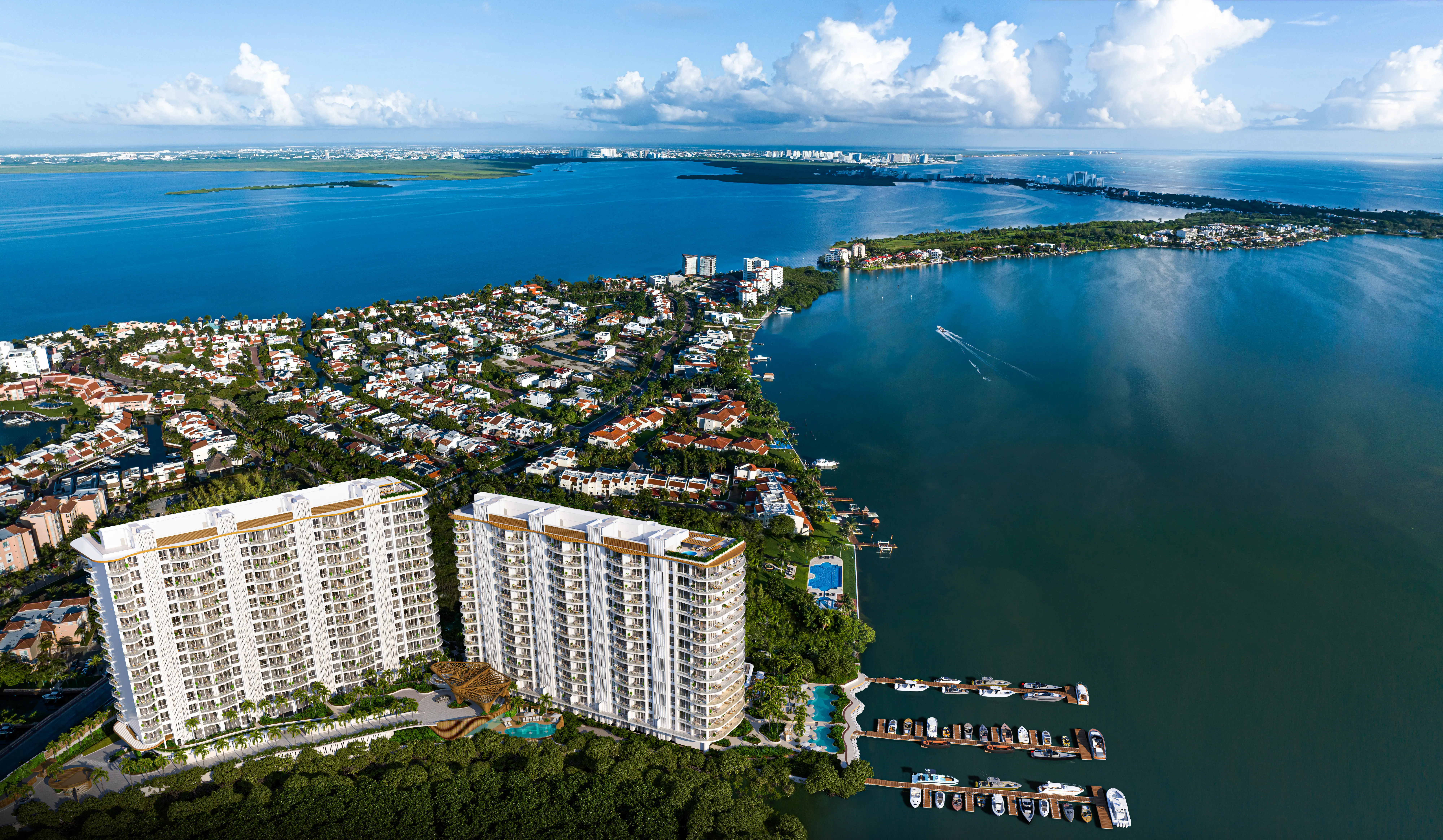 ONE LAGUNA VISTA AEREA PROYECTO