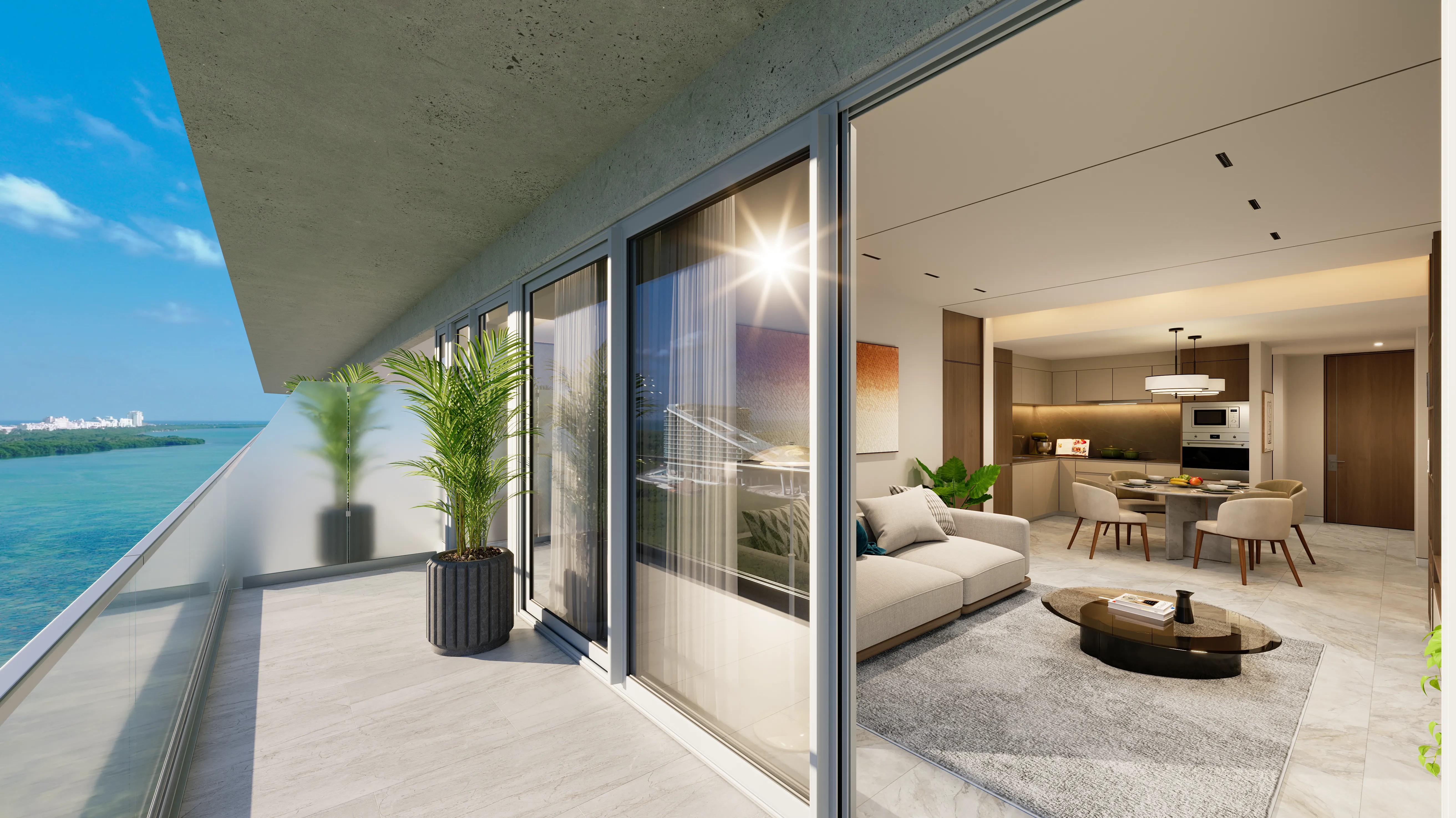 THE RESIDENCE, Terraza