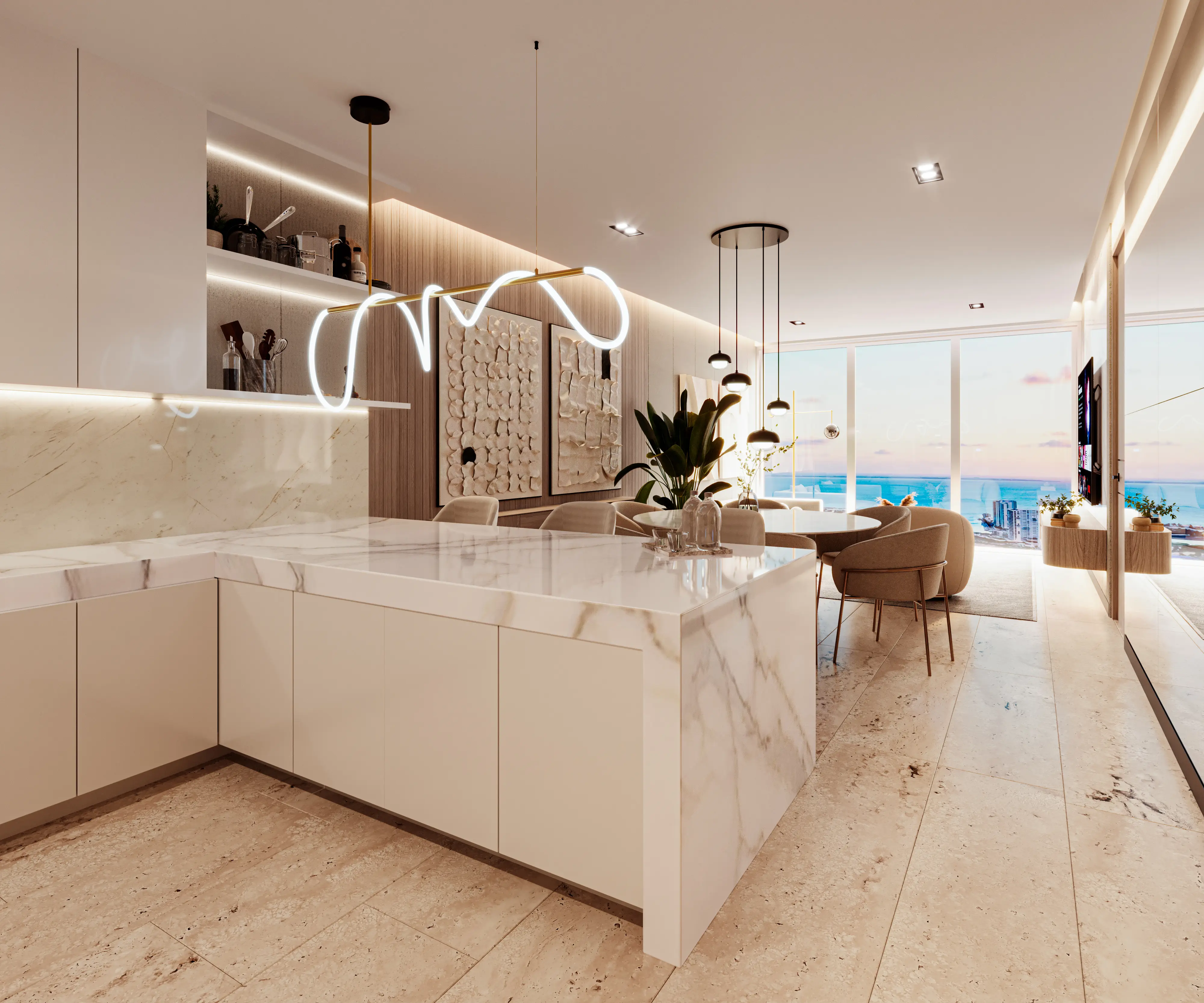 TORRE INSIGNIA COCINA COMEDOR