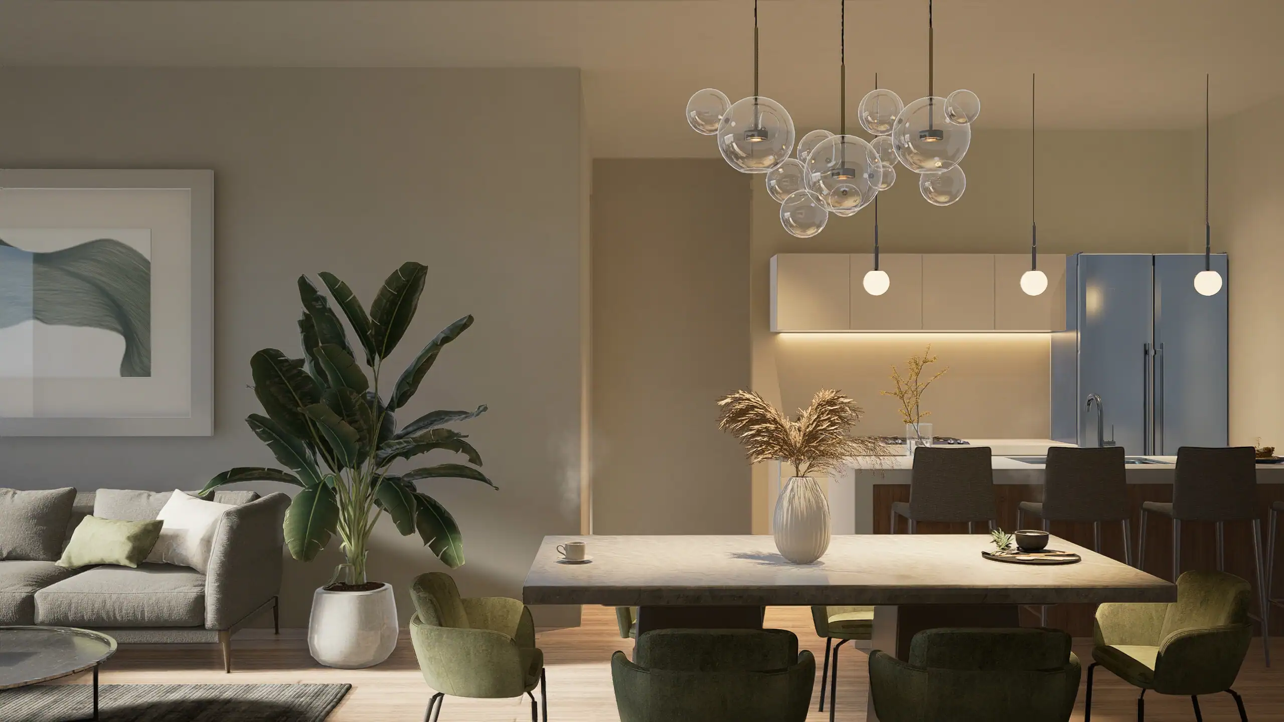 SALA COCINA - KOA TOWERS